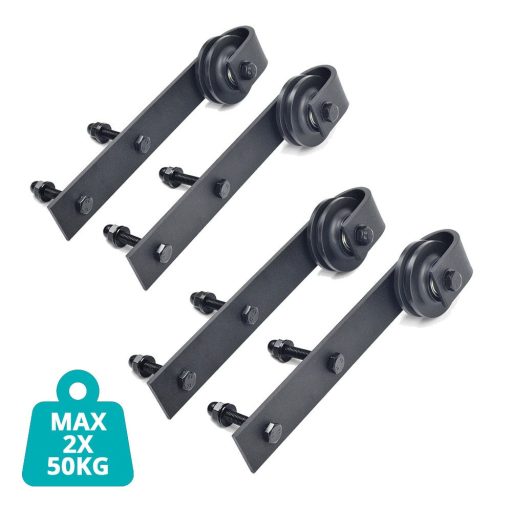 System do drzwi przesuwanych, 2 rodzaje-podwójny