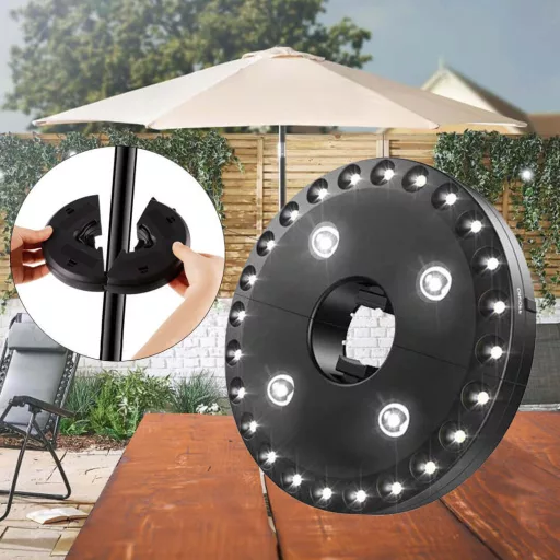 Lampa LED pod parasol