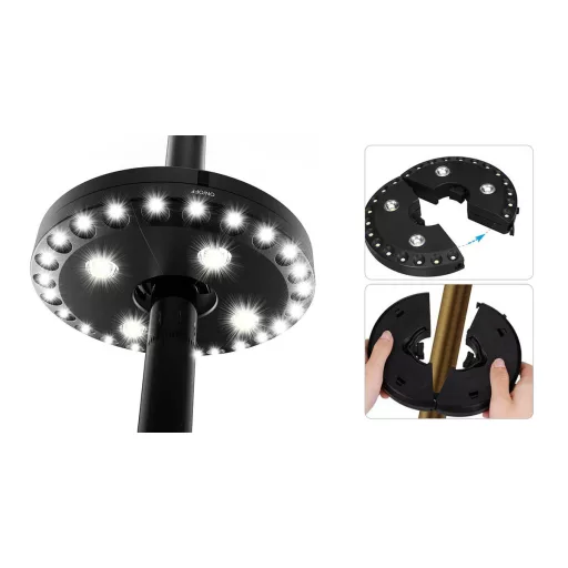 Lampa LED pod parasol