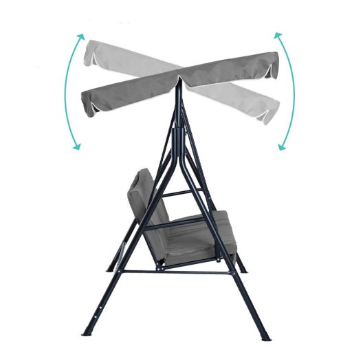 Huśtawka ogrodowa, dostępna w różnych kolorach-szara