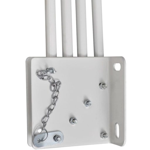 Wachlarz, osłona balkonowa, 140 cm, w 2 kolorach-szary