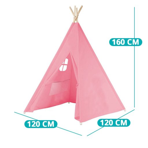 Namiot indyjski dla dzieci, w kilku kolorach-różowy