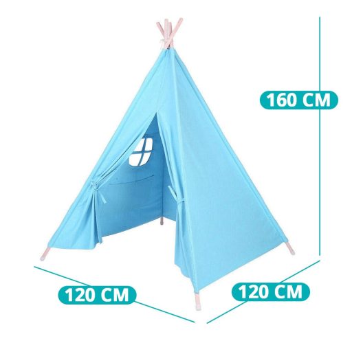 Namiot indyjski dla dzieci, w kilku kolorach-niebieski