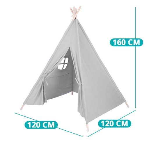 Namiot indyjski dla dzieci, w kilku kolorach, szary
