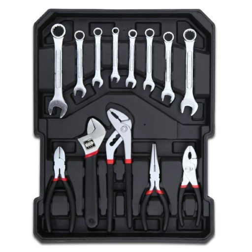 187-częściowy zestaw narzędzi w walizce transportowej na kółkach