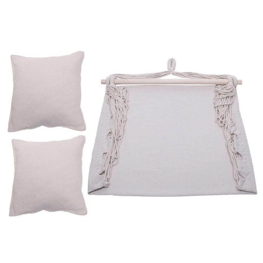 Fotel wiszący z poduszką-białawy