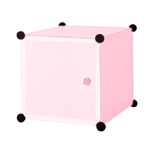 Plastikowa szafa modułowa-różowa