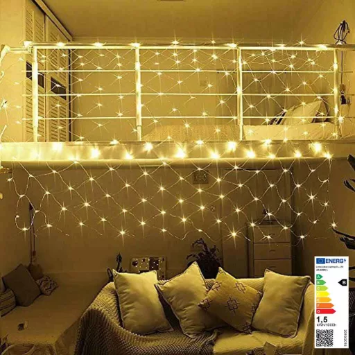 Siatka LED-owa, 128 LED-ów, w 2 kolorach-ciepła biel