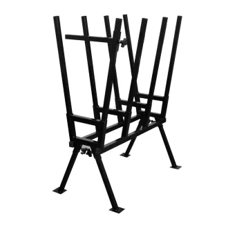 Metalowy koziołek do drewna