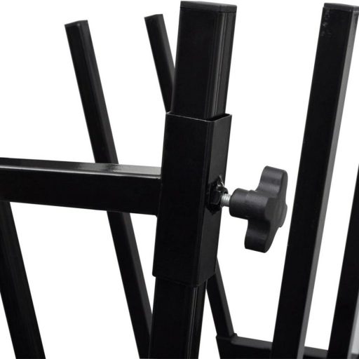 Metalowy koziołek do drewna