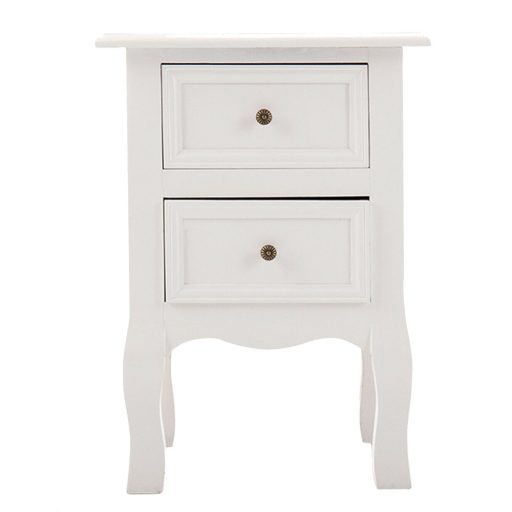Zestaw 2 szafek nocnych, białe