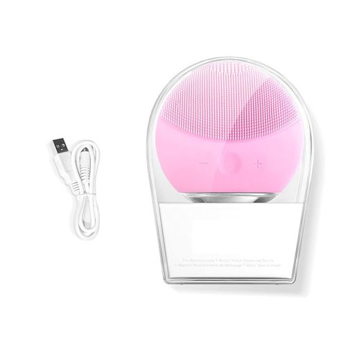 Elektryczny masażer do twarzy-różowy