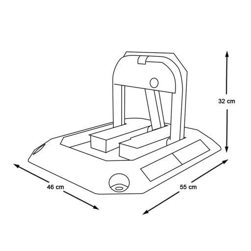 Ręczna blokada parkingowa - 2 sztuki