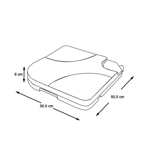 Podstawa pod parasol do napełnienia, 2 szt