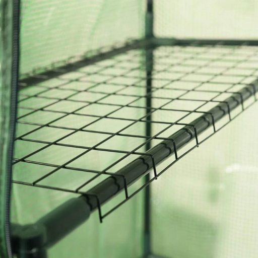 Mobilna szklarnia ogrodowa z półkami