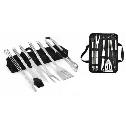 9-częściowy zestaw narzędzi do grillowania w torbie