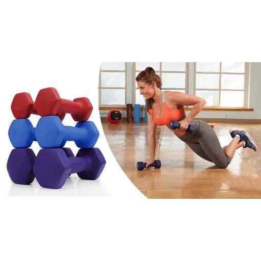 Zestaw hantli, 6 szt