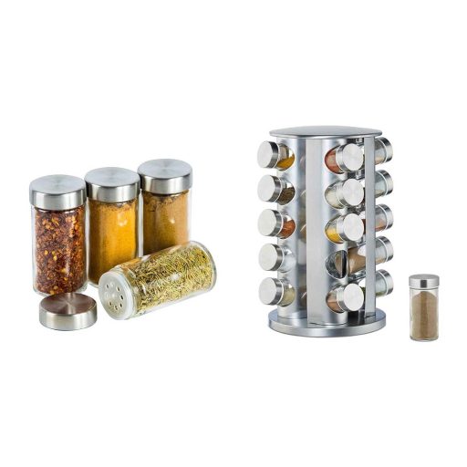 20-częściowy stojak na przyprawy, obrotowy