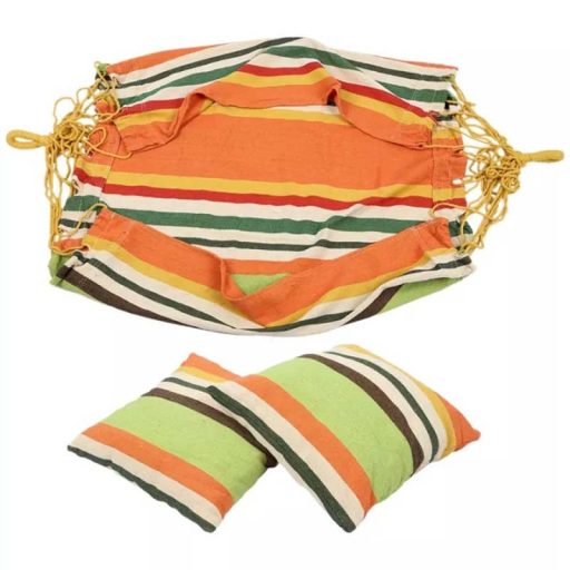 Fotel wiszący z poduszką-pomarańczowy