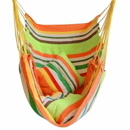 Fotel wiszący z poduszką-pomarańczowy