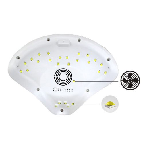 Lampa UV na dwie dłonie