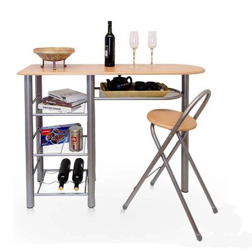 Zestaw kuchenny z 2 krzesłami i stołem