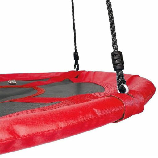 Huśtawka bociane gniazdo-90 centymetrowa-czerwona-bez namiotu