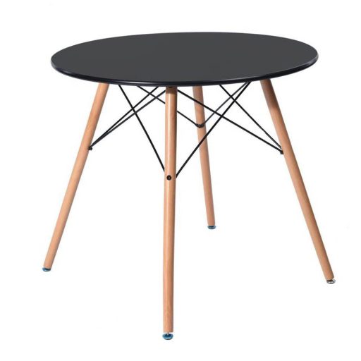 4 nowoczesne krzesła do jadalni i stół, w 3 kolorach-czarne