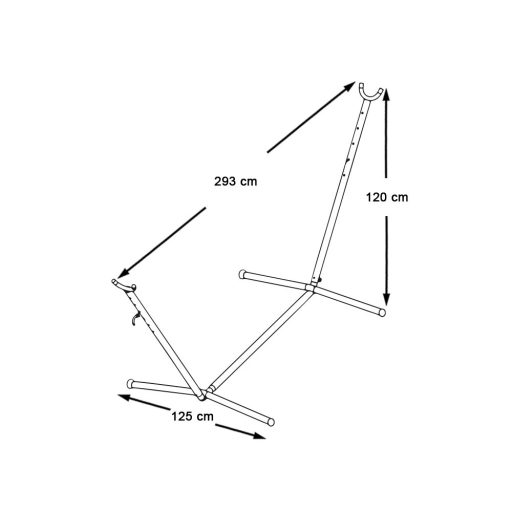 Stelaż na hamak-metal