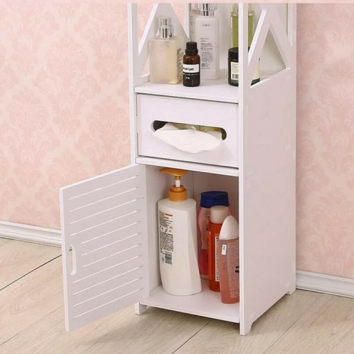 Wąska szafa do łazienki