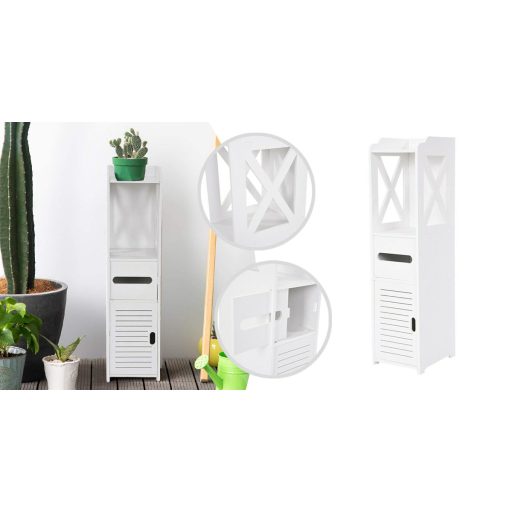 Wąska szafa do łazienki