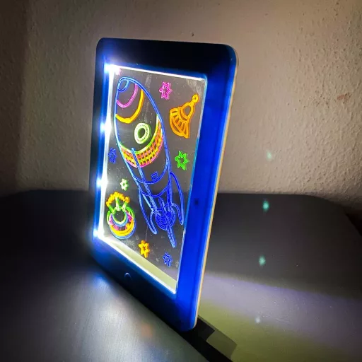 Magiczna tablica świecąca, kilka rodzaji-świecąca+3D okulary-kosmos