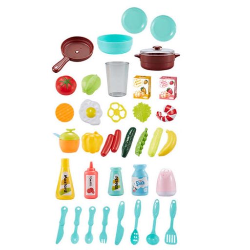 Kuchnia dla dzieci, kilka rodzaji-beżowa