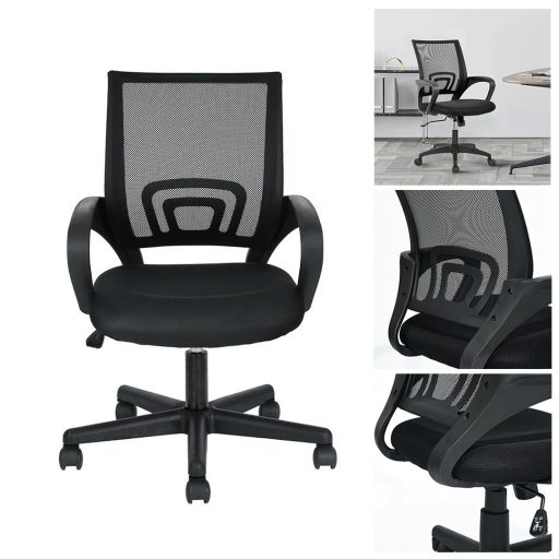 Krzesło biurowe, obrotowe w kilku kolorach-czarne
