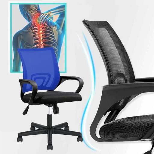 Krzesło biurowe, obrotowe w kilku kolorach-czarne