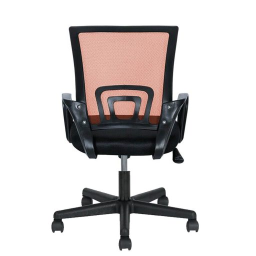 Krzesło biurowe, obrotowe-pomarańczowa