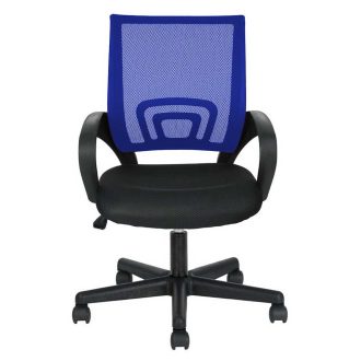 Krzesło biurowe, obrotowe w kilku kolorach-niebieskie