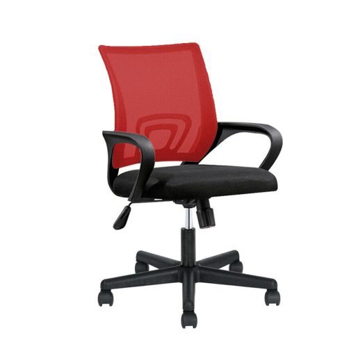  Krzesło biurowe, obrotowe w kilku kolorach-czerwone