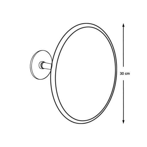 Lustro drogowe wewnętrzne, 30 cm