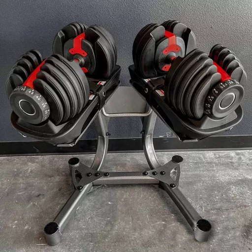 Stojak na regulowane hantle