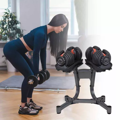 Stojak na regulowane hantle