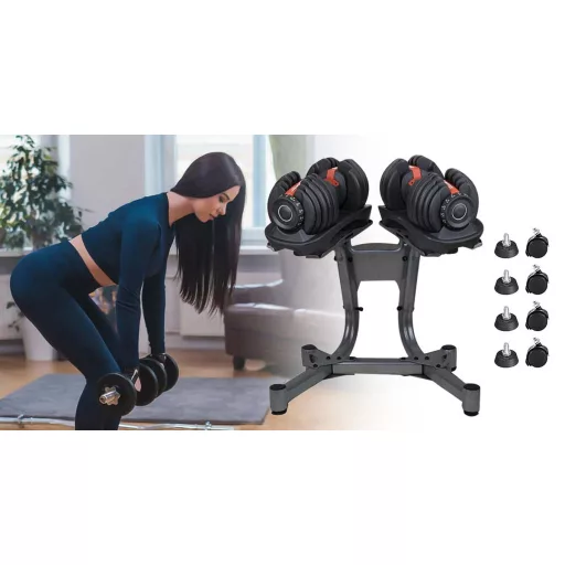 Stojak na regulowane hantle