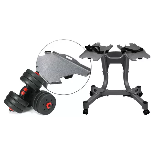 Stojak na regulowane hantle