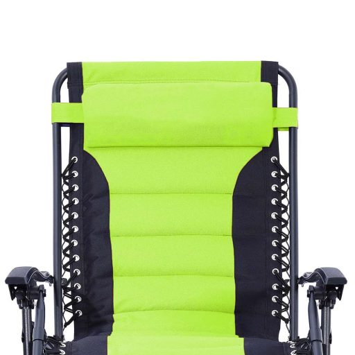 Krzesło ogrodowe zerowej grawitacji Delux, w kilku kolorach-zielone