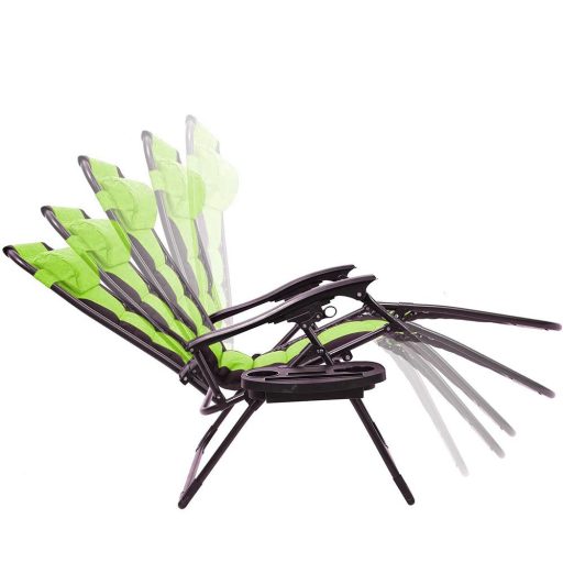 Krzesło ogrodowe zerowej grawitacji Delux, w kilku kolorach-zielone