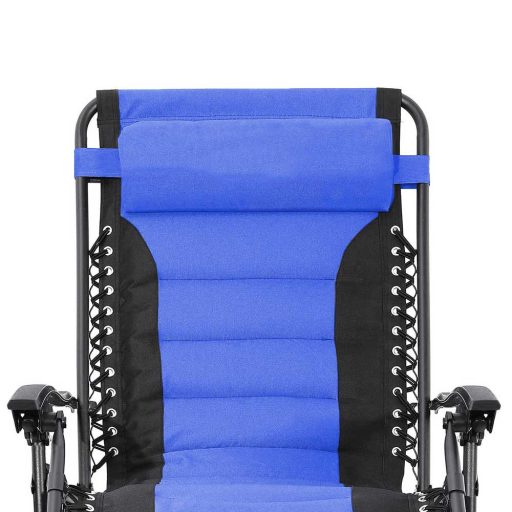 Krzesło ogrodowe zerowej grawitacji Delux, w kilku kolorach-niebieskie