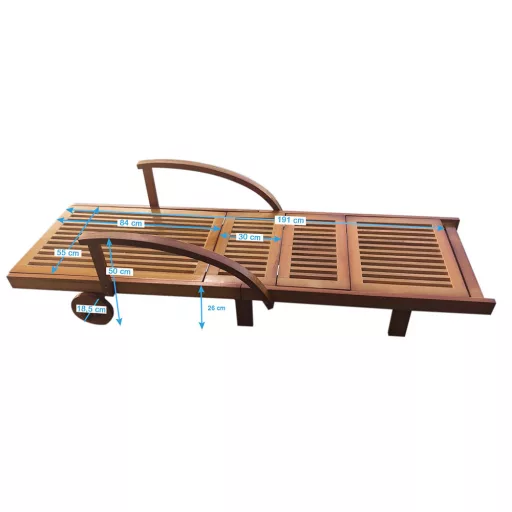 Łóżko drewniane, regulowane