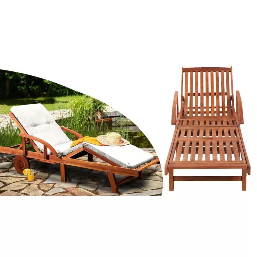 Łóżko drewniane, regulowane