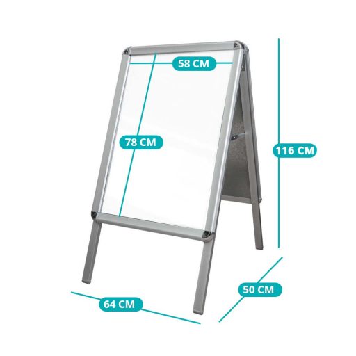 Aluminiowa tablica ogłoszeń