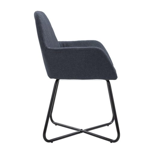 Krzesło do jadalni Molli, 2 szt-szare